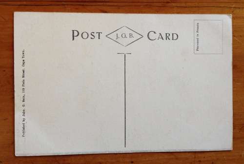POSTCARD POST CARD SOUTH AFRICA CAPE TOWN GRAND PARADE CITY HALL WESTERN CAPE Black + White CLOCK.