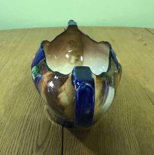 TUNSTALL HOLLINSHEAD and KIRKHAM H + K PORCELAIN GONDOLA AUTUMN PATTERN 4899 VASE FRUIT BOWL 1939.