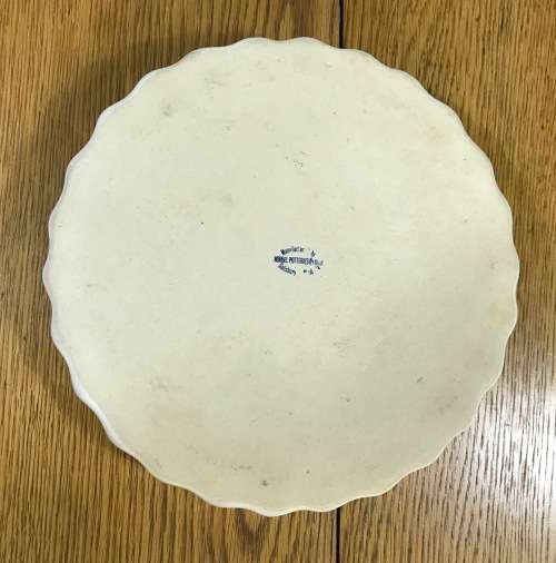 RHODESIAN ROUND CREME BRULEE DISH with WOOTTY`S RECIPE NORBEL POTTERIES SALISBURY RHODESIA 60`s-70`s