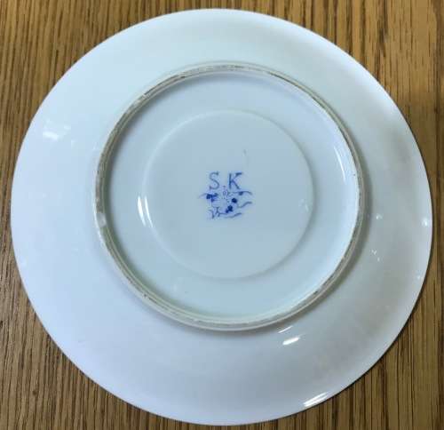 DEMITASSE=ROSES=DAISIES=MORNING GLORY=Chrysanthemum=EXPRESSO=COFFEE=CUP=SAUCER=FLOWER=GERMANY=S.K.=c