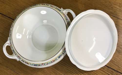 COALPORT MING ROSE DINNER SERVICE 41 piece ENGLAND BONE CHINA FLOWERS BEAUTIFUL FLORAL PATTERN!!!