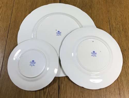 COALPORT MING ROSE DINNER SERVICE 41 piece ENGLAND BONE CHINA FLOWERS BEAUTIFUL FLORAL PATTERN!!!