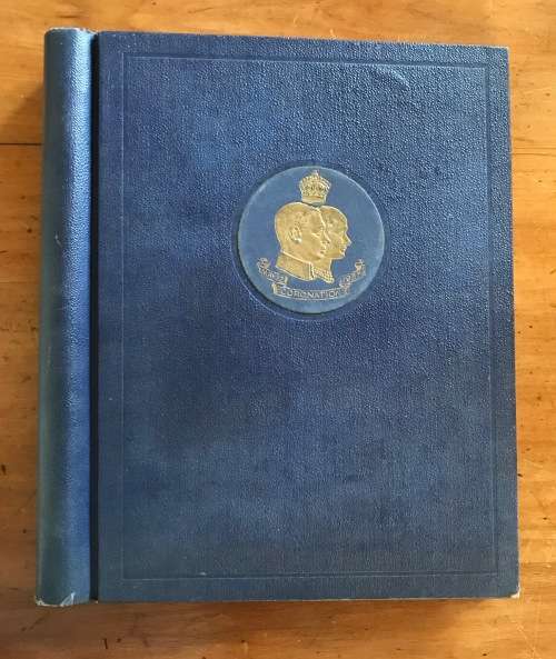 CORONATION OMNIBUS STAMP ALBUM=MAY 12=1937=EMPTY=48 pages=Spring Back=Removable pages=Read Notes....