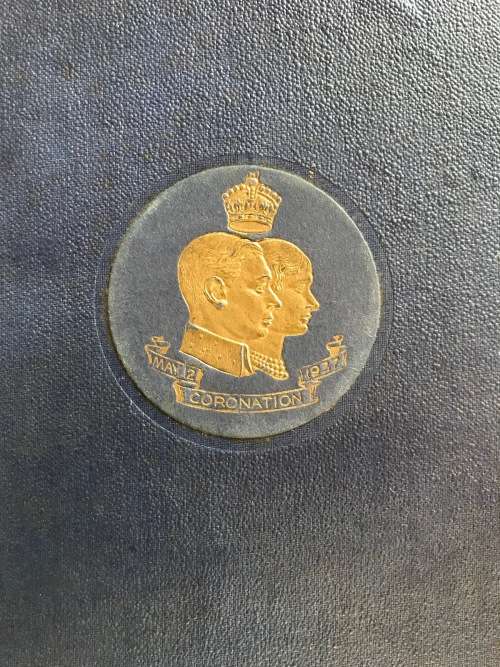 CORONATION OMNIBUS STAMP ALBUM=MAY 12=1937=EMPTY=48 pages=Spring Back=Removable pages=Read Notes....