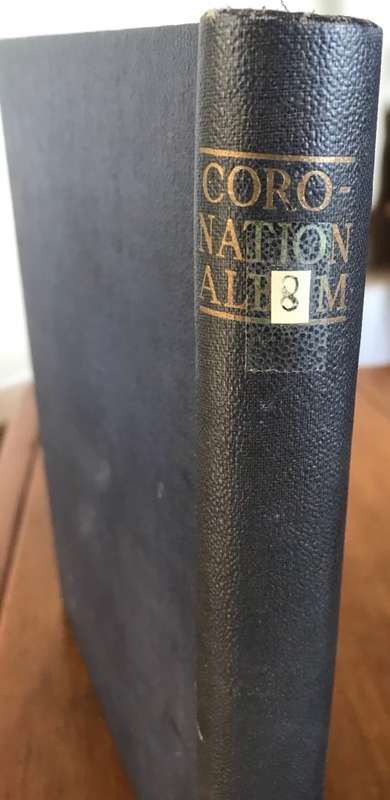 CORONATION OMNIBUS STAMP ALBUM=MAY 12=1937=EMPTY=48 pages=Spring Back=Removable pages=Read Notes....