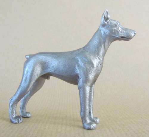 LABRADOR=ROTTWEILER=DOBERMAN=GERMAN SHEPHERD=4 DOGS=ROYAL SELANGOR=MALAYSIA=PEWTER.