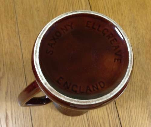 COFFEE SET ELLGREAVE POTTERY SAXONY 16 piece DEMITASSE DUOS COFFEE POT MILK JUG OPEN SUGAR ENGLAND.