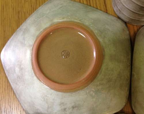 COFFEE DUO`S EXPRESSO CUPS + SAUCERS x 3 of each UNUSUAL SHAPE KOREAN POTTERY?? UNIQUE!!!