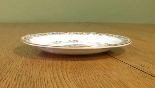 COALPORT MING ROSE ASHTRAY ENGLAND BONE CHINA FLOWERS BEAUTIFUL FLORAL PATTERN CIGARETTE SMOKING.