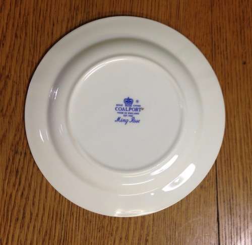 COALPORT MING ROSE ASHTRAY ENGLAND BONE CHINA FLOWERS BEAUTIFUL FLORAL PATTERN CIGARETTE SMOKING.