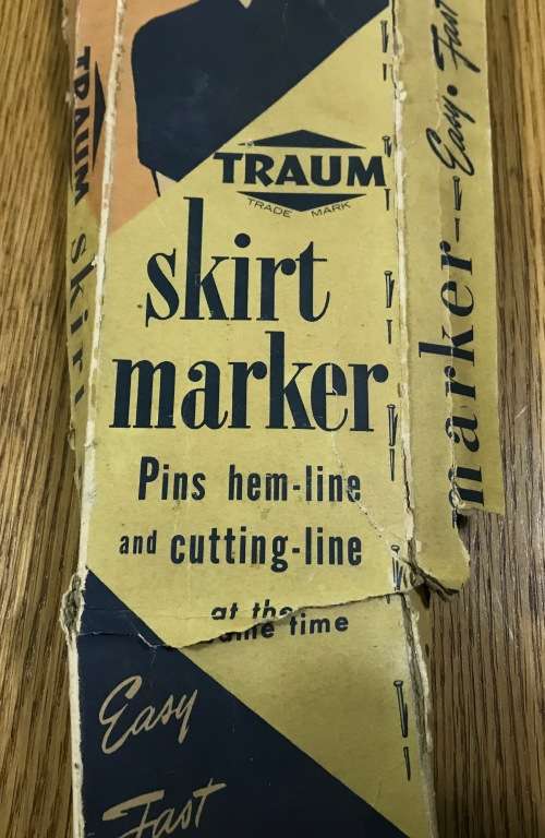 SKIRT MARKER VINTAGE DAVID TRAUM CO. INC.U.S.A.US PATENT 2509126 NO FOOT.