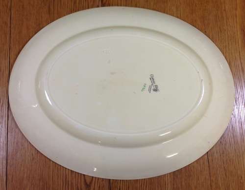 CLARICE CLIFF LARGE OVAL PLATTER 416mm long WILKINSON POTTERY PATTERN 1024 538 ENGLAND!!! ART DECO!!
