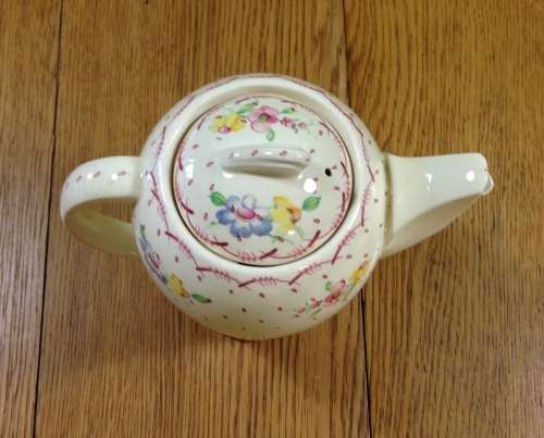SUSIE COOPER PRODUCTION PRINTEMPS 1293 COFFEE SET CROWN WORKS BURSLEM ENGLAN KESTREL SHAPE POT.