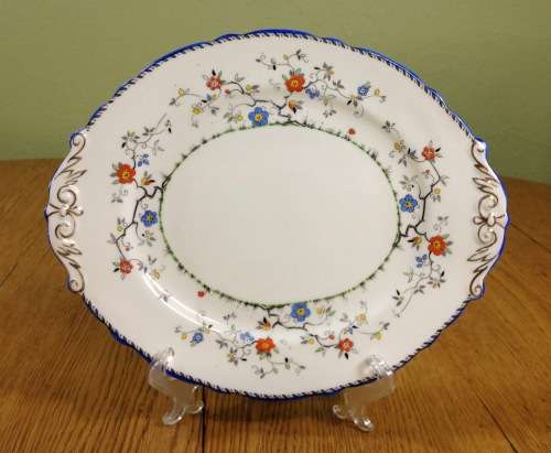 PARAGON BLOSSOM TEA SET RD. No. 744170 MILK JUG OPEN SUGAR CAKE PLATE 6 TRIOS STUNNING RARE 21 PIECE