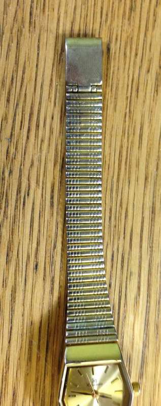 WATCH RICARDO LADIES Wristwatch QUARTZ STAINLESS STEEL GOLD PLATED? JAPAN MOVT.