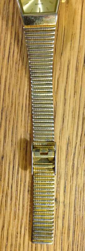 WATCH RICARDO LADIES Wristwatch QUARTZ STAINLESS STEEL GOLD PLATED? JAPAN MOVT.