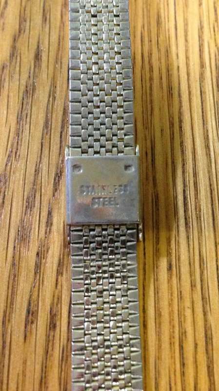 WATCH RICARDO LADIES Wristwatch QUARTZ STAINLESS STEEL GOLD PLATED? JAPAN MOVT.