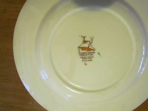 SUSIE COOPER SWANSEA SPRAY FLORAL DINNER SERVICE 10 PLACE set 47 PIECES CROWN WORKS BURSLEM ENGLAND