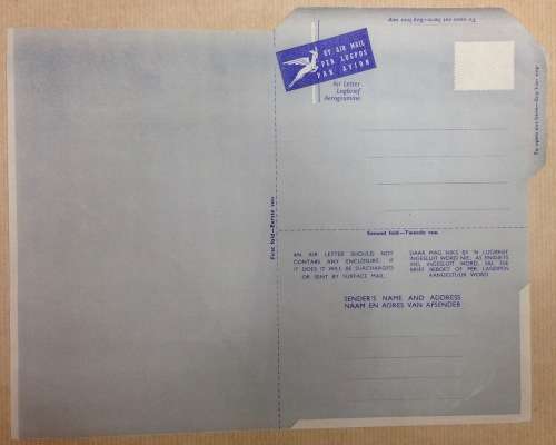 SOUTH AFRICAN AIRLETTERS x 13=AIR LETTER (x 13)=Lugbrief=by Airmail=Aerogram.