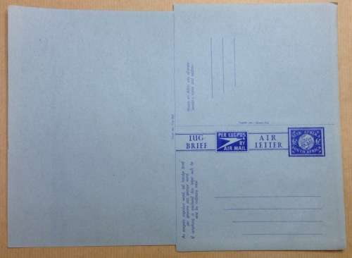 SOUTH AFRICAN AIRLETTERS x 13=AIR LETTER (x 13)=Lugbrief=by Airmail=Aerogram.