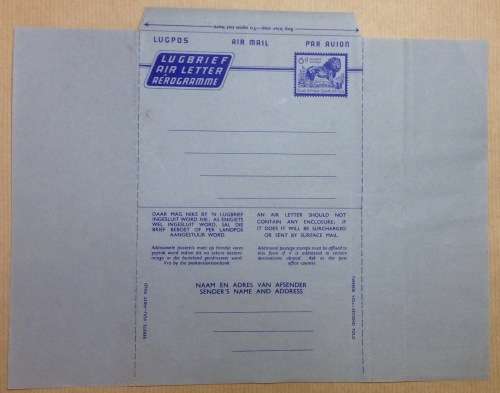 SOUTH AFRICAN AIRLETTERS x 13=AIR LETTER (x 13)=Lugbrief=by Airmail=Aerogram.