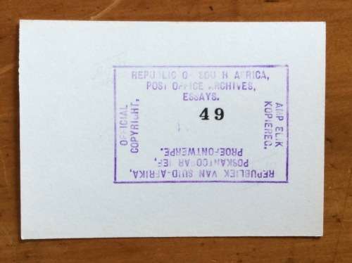 POST OFFICE ARCHIVES REPUBLIC of SOUTH AFRICA OFFICIAL COPYRIGHT ESSAY 49 1/2d UNION BUILDINGS 9