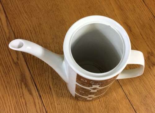 COFFEE POT J and G MEAKIN STUDIO ENGLAND MAORI PATTERN RETRO 1960`s Expresso.