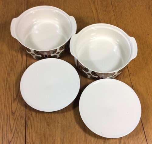 DINNER SERVICE=PART=46 piece=PLATES=BOWLS=J and G MEAKIN STUDIO=ENGLAND=MAORI PATTERN=RETRO=1960's