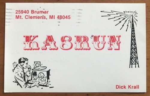 QSL RADIO HAM CARDSUSA to SOUTH AFRICA x 3 1981/82/83 Scarce Amateur Radio Aeroplane Pilot.