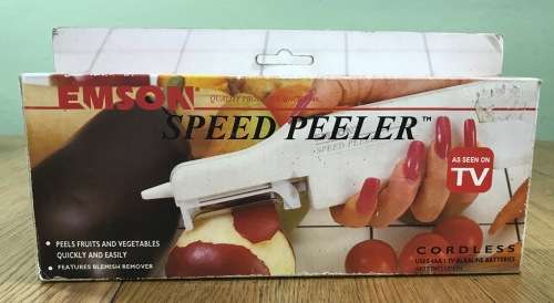 PEELER ELECTRIC EMSON BATTERY OPERATED Uses 4 AA 15v Alkaline batteries LIKE NEW in its BOX!!!