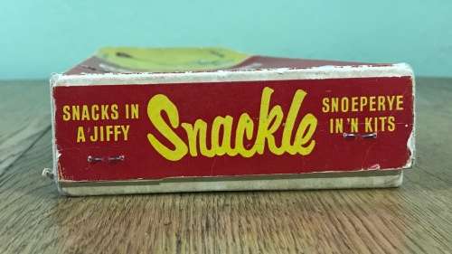 SNACKLE=THREE-IN-ONE=ORIGINAL INSTRUCTIONS=TRANSVAAL AGENCIES=SNACKS in a JIFFY=LIKE NEW in its BOX!