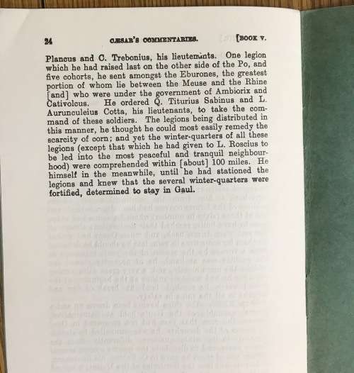 Brodie`s Classical Translations Caesar-The Invasion of Great Britain 1920 SOFTCOVER De Bello Gallico