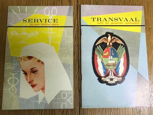 TRANSVAAL and its general activities SERVICE to our fellow-men 1960 BOOKLETS 50 YEARS UNION