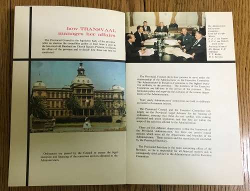 TRANSVAAL and its general activities SERVICE to our fellow-men 1960 BOOKLETS 50 YEARS UNION