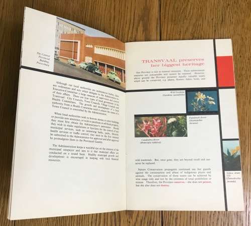 TRANSVAAL and its general activities SERVICE to our fellow-men 1960 BOOKLETS 50 YEARS UNION
