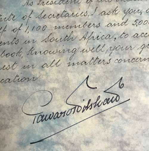 THE CHARTERED INSTITUTE of SECRETARIES 1891-1951 A REVIEW of 60 YEARS 1951 SIGNED by Edward Wilshaw!