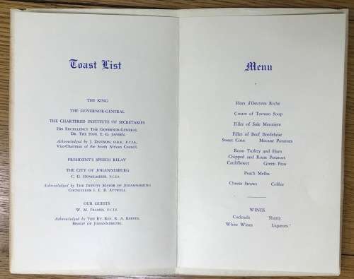 THE CHARTERED INSTITUTE of SECRETARIES 1891-1951 A REVIEW of 60 YEARS 1951 SIGNED by Edward Wilshaw!