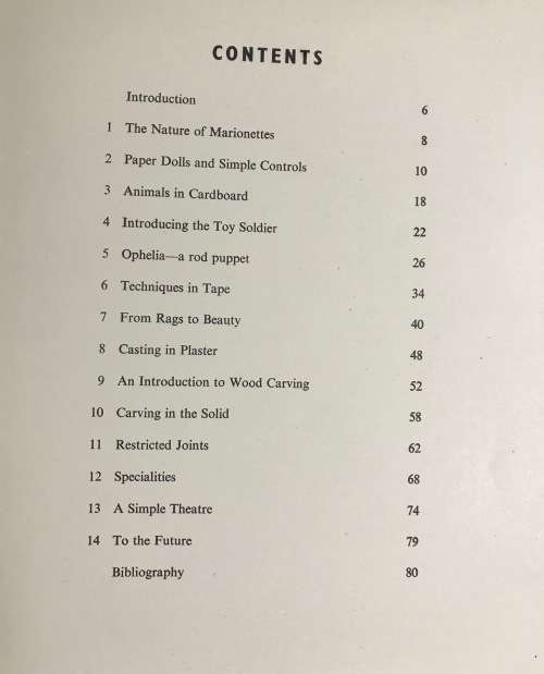 MARIONETTES PUPPETS DONALD SEAGER 1952 THE HOW TO DO IT SERIES No. 43 THE STUDIO PUBLICATIONS 80pgs.