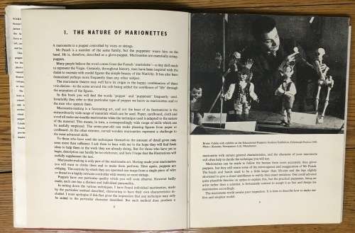 MARIONETTES PUPPETS DONALD SEAGER 1952 THE HOW TO DO IT SERIES No. 43 THE STUDIO PUBLICATIONS 80pgs.