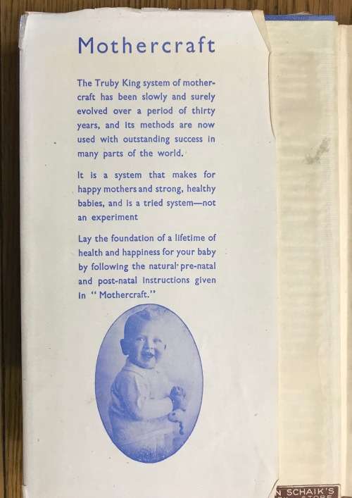 MOTHER CRAFT MARY TRUBY KING 1943 17th EDITION Parenting Includes Obstetric Tables!