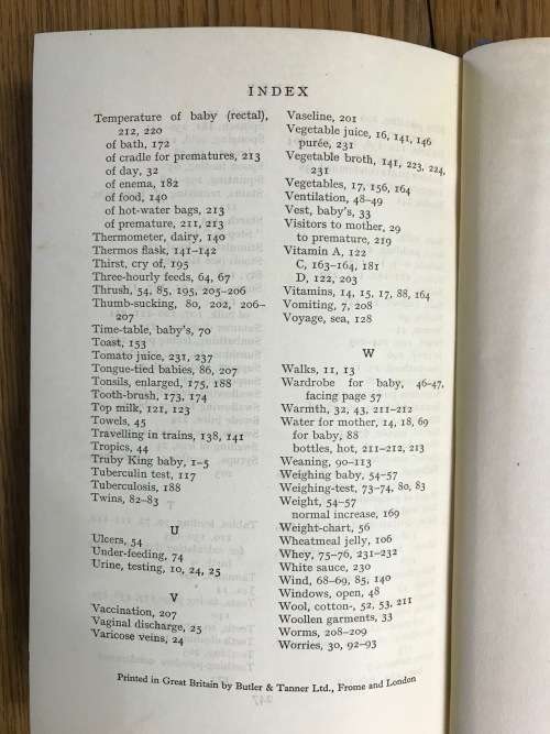 MOTHER CRAFT MARY TRUBY KING 1943 17th EDITION Parenting Includes Obstetric Tables!