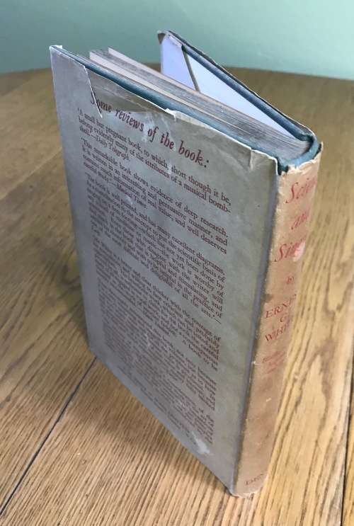 SCIENCE and SINGING ERNEST G. WHITE 1938 RESEARCH of the VOICES INGERSEL OCUTITIONISTS STAMMERERS.