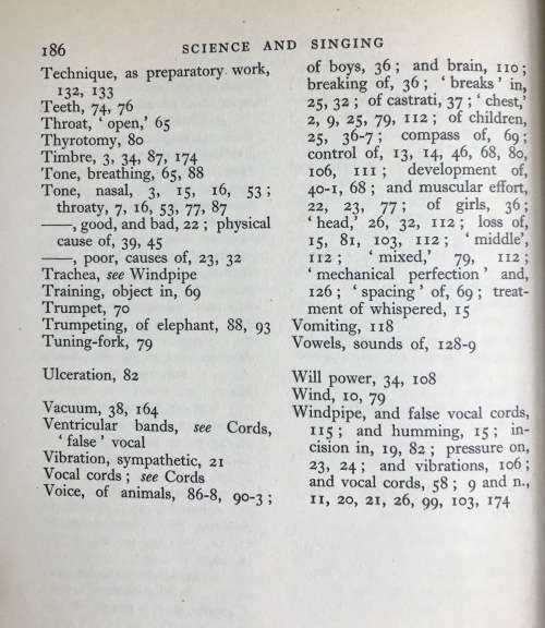 SCIENCE and SINGING ERNEST G. WHITE 1938 RESEARCH of the VOICES INGERSEL OCUTITIONISTS STAMMERERS.