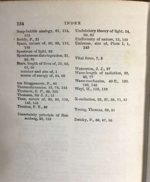 The Mysterious Universe Sir James Jeans Published by Cambridge University Press 1931 STARS PLANETS