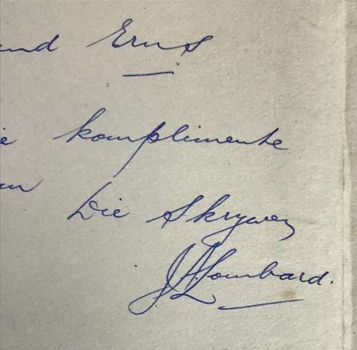 DIE KRUIS-EVANGELIE J.A. LOMBARD J.L. VAN SCHAIK 1945 SIGNED by the AUTHOR DIE PASTORIE DUNDEE NATAL