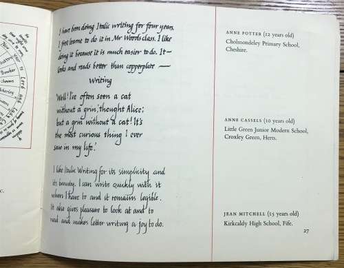 BETTER HANDWRITING GEORGE L. THOMSON PUFFIN PICTURE BOOK 96 1954.