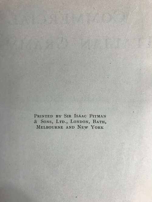 PITMAN`s COMMERCIAL ITALIAN GRAMMAR LUIGI RICCI Published by Sir Isaac Pitman and Sons c1900.