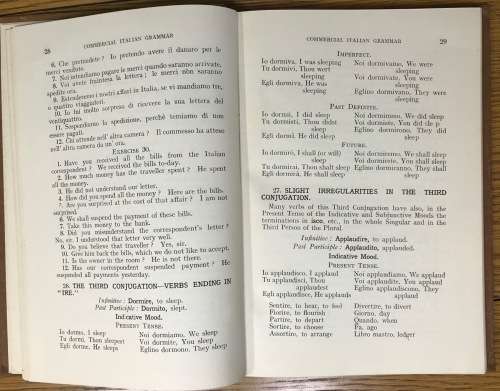 PITMAN`s COMMERCIAL ITALIAN GRAMMAR LUIGI RICCI Published by Sir Isaac Pitman and Sons c1900.