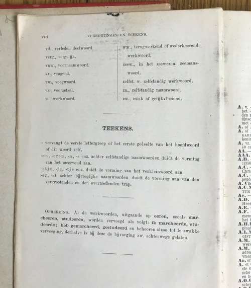 Zakwoordenboek der Nederlandsche Taal M.J. KEONEN 5th EDITION 1894?