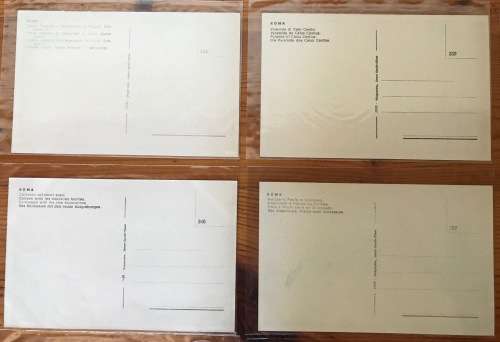 POSTCARDS x 20 POST CARDS ROME ROMA ITALY 1938 MONUMENTS BUILDINGS PYRAMID UNUSED BLACK + WHITE